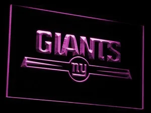 New York Giants Text LED Neon Sign