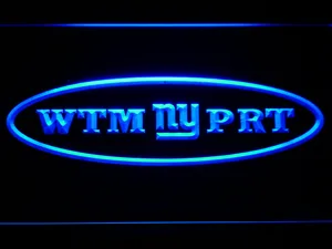 New York Giants Wellington Mara and Robert Tisch Memorial LED Neon Sign - Legacy Edition