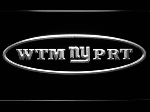 New York Giants Wellington Mara and Robert Tisch Memorial LED Neon Sign - Legacy Edition