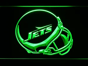 New York Jets Helmet LED Neon Sign - Legacy Edition