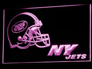 New York Jets Helmet LED Neon Sign
