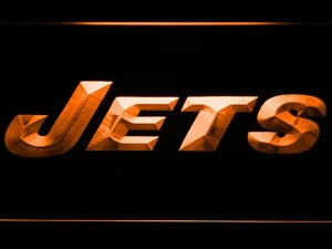 New York Jets Text LED Neon Sign