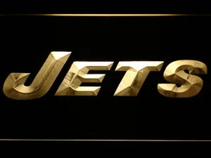 New York Jets Text LED Neon Sign