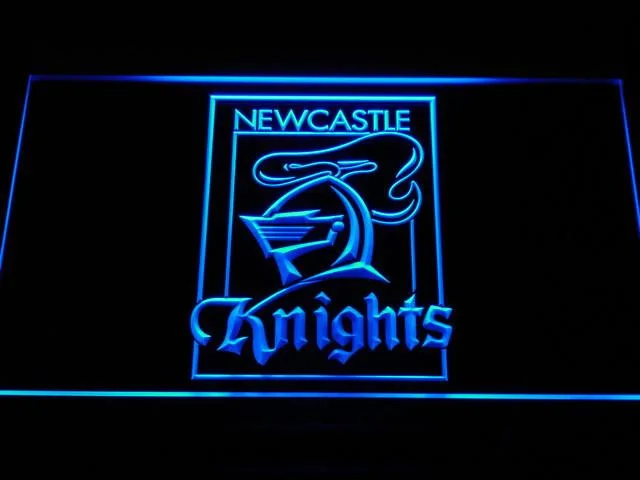 Newcastle Knights Border LED Neon Sign