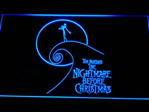 Nightmare Before Christmas Cliff LED Neon Sign