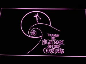 Nightmare Before Christmas Cliff LED Neon Sign