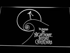 Nightmare Before Christmas Cliff LED Neon Sign