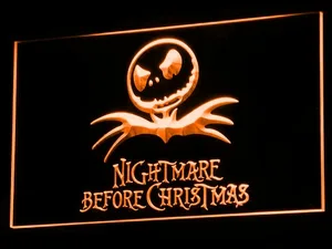 Nightmare Before Christmas LED Neon Sign