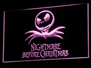Nightmare Before Christmas LED Neon Sign