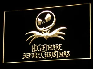 Nightmare Before Christmas LED Neon Sign