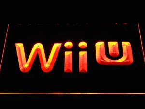 Nintendo Wii U LED Neon Sign