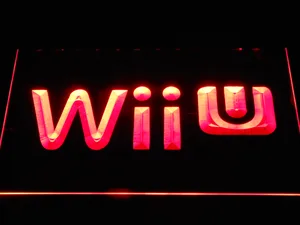 Nintendo Wii U LED Neon Sign