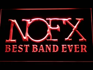 NOFX Best Band Ever LED Neon Sign