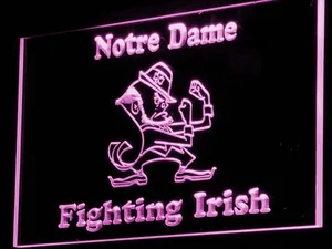 Notre Dame Fighting Irish LED Neon Sign