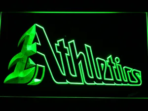 Oakland Athletics 1999 Turn Ahead the Clock Logo LED Neon Sign - Legacy Edition