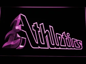 Oakland Athletics 1999 Turn Ahead the Clock Logo LED Neon Sign - Legacy Edition
