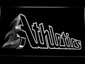Oakland Athletics 1999 Turn Ahead the Clock Logo LED Neon Sign - Legacy Edition