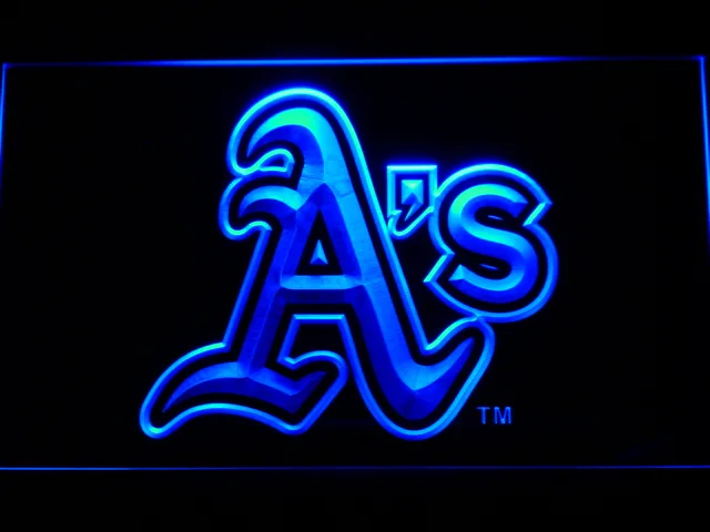Oakland Athletics A's Logo LED Neon Sign