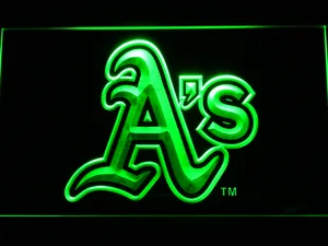 Oakland Athletics A's Logo LED Neon Sign