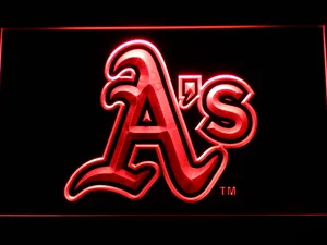 Oakland Athletics A's Logo LED Neon Sign