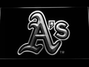 Oakland Athletics A's Logo LED Neon Sign