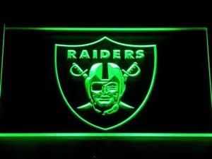 Oakland Raiders LED Neon Sign