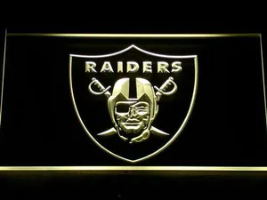 Oakland Raiders LED Neon Sign
