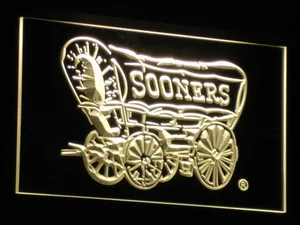 Oklahoma Sooners 1952-1966 LED Neon Sign - Legacy Edition