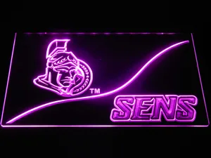 Ottawa Senators Split LED Neon Sign