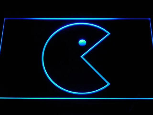 Pac-Man Icon LED Neon Sign