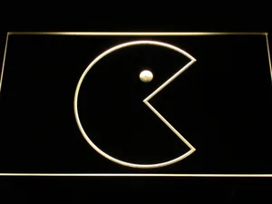 Pac-Man Icon LED Neon Sign