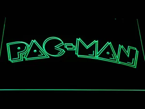 Pac-Man Wordmark LED Neon Sign