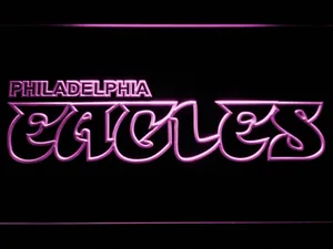 Philadelphia Eagles 1973-1995 LED Neon Sign - Legacy Edition
