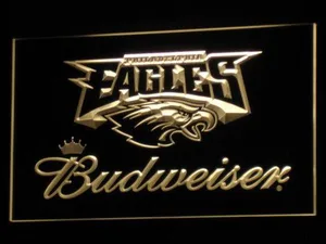 Philadelphia Eagles Budweiser LED Neon Sign