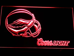 Philadelphia Eagles Coors Light Helmet LED Neon Sign