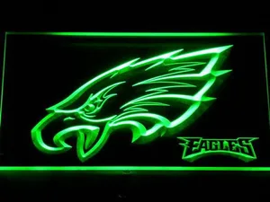 Philadelphia Eagles Head LED Neon Sign