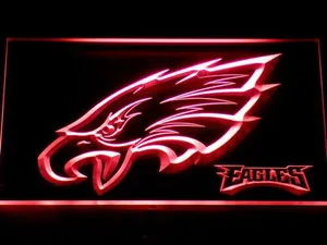 Philadelphia Eagles Head LED Neon Sign