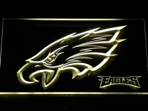 Philadelphia Eagles Head LED Neon Sign