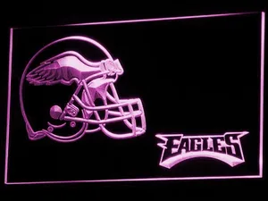 Philadelphia Eagles Helmet LED Neon Sign