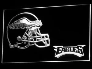 Philadelphia Eagles Helmet LED Neon Sign