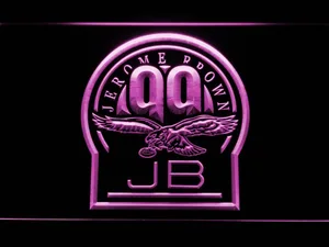 Philadelphia Eagles Jerome Brown Memorial LED Neon Sign - Legacy Edition