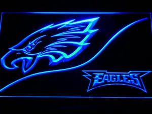 Philadelphia Eagles Split LED Neon Sign
