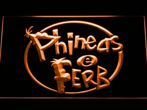 Phineas And Ferb LED Neon Sign