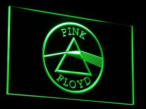 Pink Floyd Dark Side of the Moon Circle LED Neon Sign