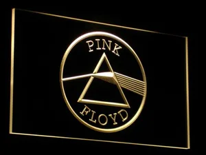 Pink Floyd Dark Side of the Moon Circle LED Neon Sign