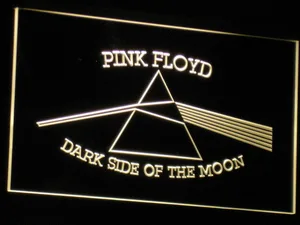 Pink Floyd Dark Side of the Moon Triangle LED Neon Sign