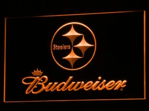 Pittsburgh Steelers Budweiser LED Neon Sign
