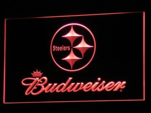Pittsburgh Steelers Budweiser LED Neon Sign