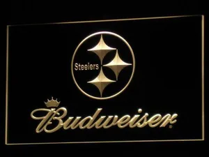 Pittsburgh Steelers Budweiser LED Neon Sign