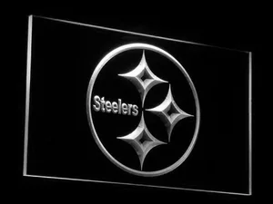 Pittsburgh Steelers Logo 2 LED Neon Sign